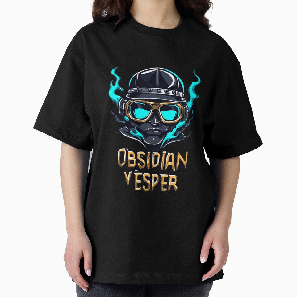 Obsidian Vesper Minimal Icon - Premium Enamel Rebel Art_01 by Shift-Bloom