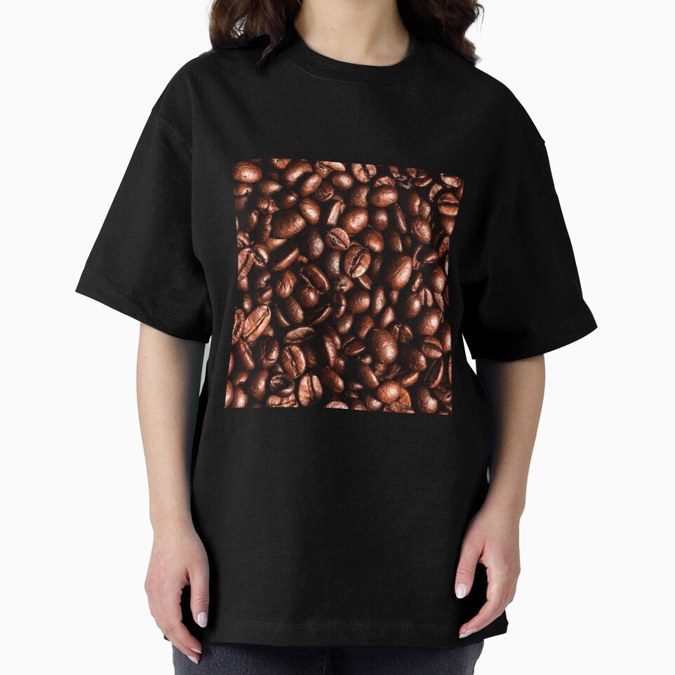 Coffee bean brown coffee pattern design best gift for coffee lover by conceptDVS