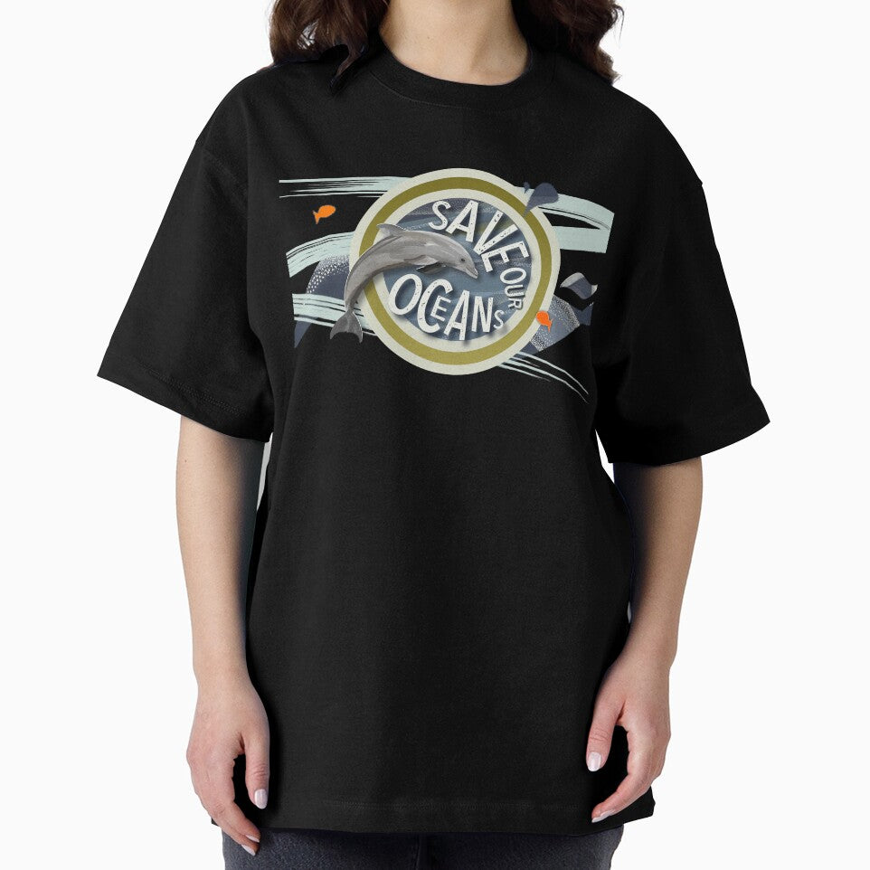 Save our Oceans - Striking bottlenose dolphin save the seas range for wild open water swimmers - Caroline Laursen Original by Caroline Laursen