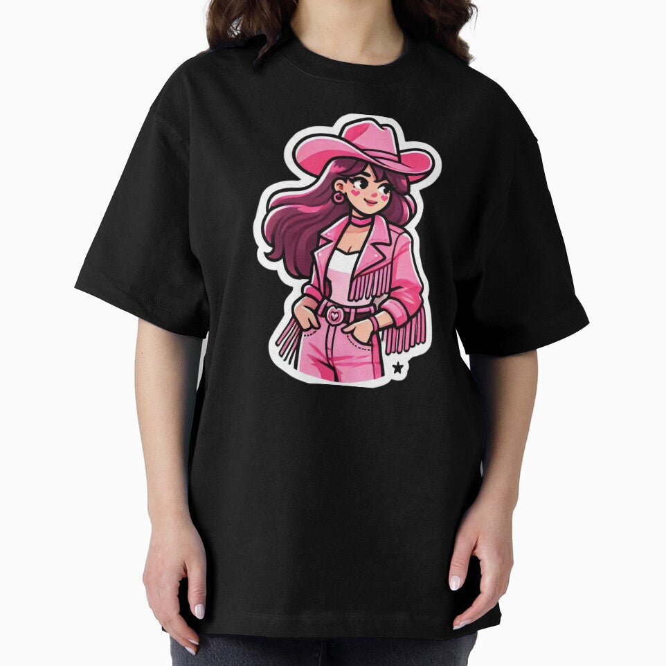 Pink Heart Cowgirl by allenavaart