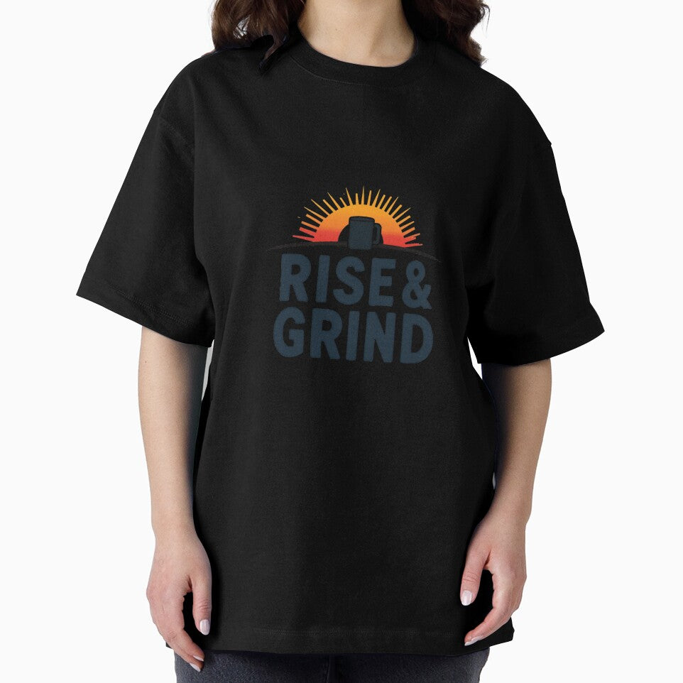 Rise and Grind | Motivational Coffee Quote | Morning Coffee Gift by The Print Hub