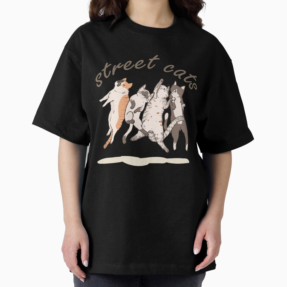 Cute street cats stiker and T-shirt by Ayoubtl2006