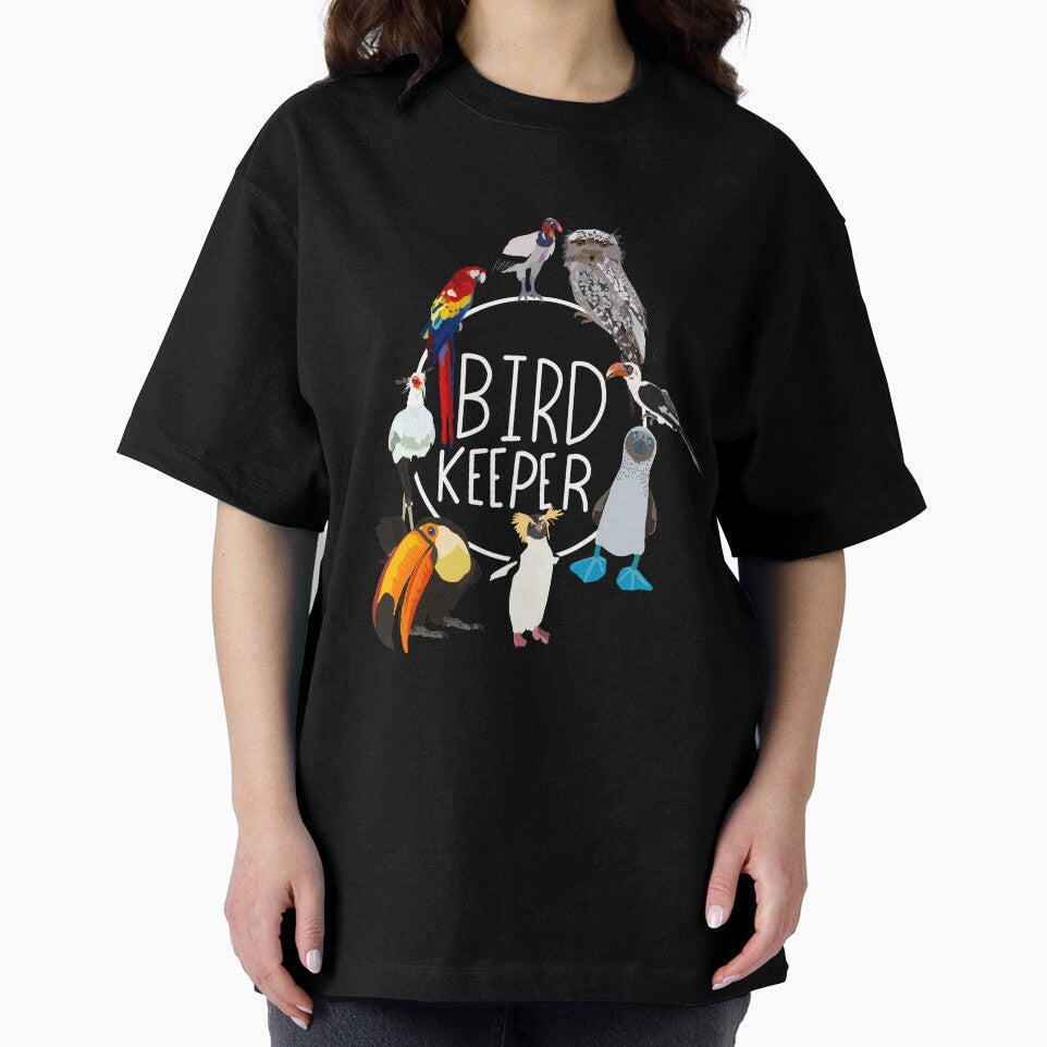 B is for Bird Keeper,Bird Keeper Design – Dedicated Care and Conservation of Avian Wildlife Artwork by PrettylittlepastelUk