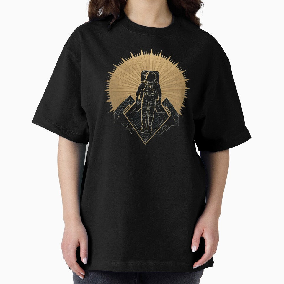 Art Deco Astronaut Vintage Space Illustration by DayMarkThreads