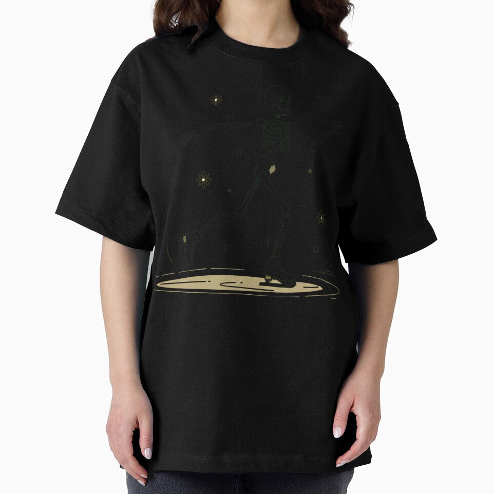 ICE SKATER | Minimalist Skeleton Streetwear Art by DEADLINE.