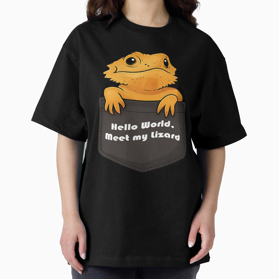 Pocket Lizard Design, Developer Humor Design, Gift for programmers by Anusham Digital Arts