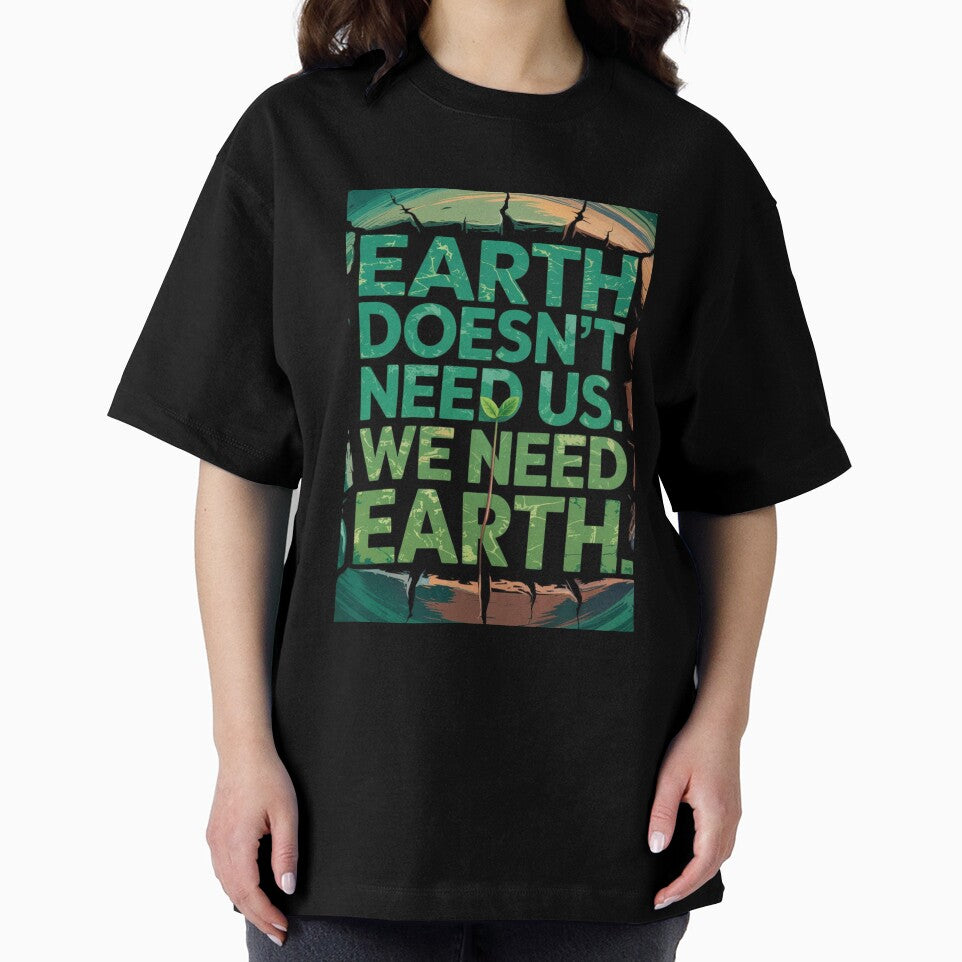 Earth Doesn’t Need Us. We Need Earth. by Elviqus Shop