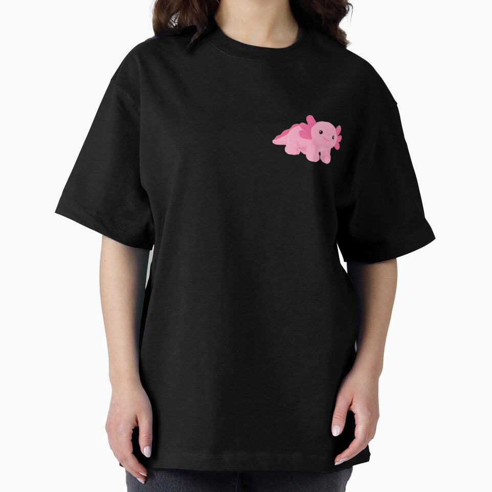 Pink axolotl by egb-doodles