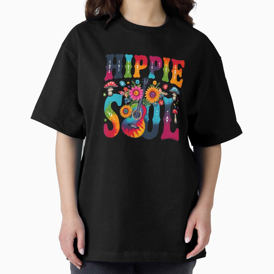 Hippie Soul Boho Guitar Flower Power by Cheeky Drops