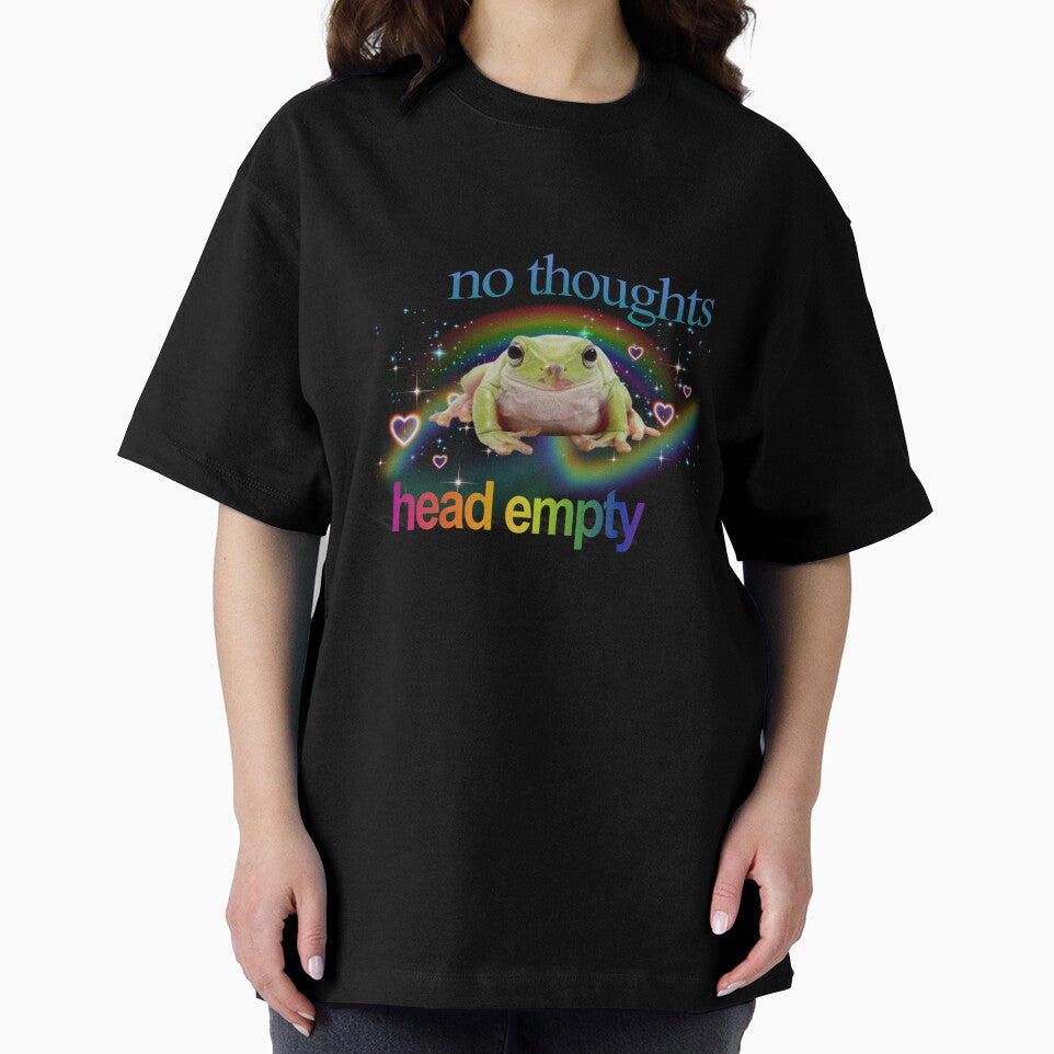 No Thoughts Frog Meme | Weirdcore 90s Aesthetic by pixel-defiance