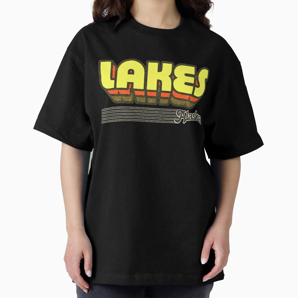 Lakes, Alaska | Retro Stripes by retroready