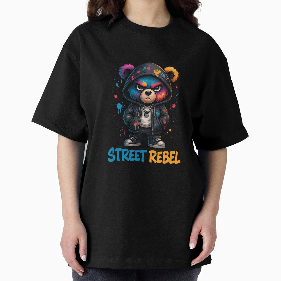 Street Rebel Bear – Energetic Graffiti Bear by Mim's création