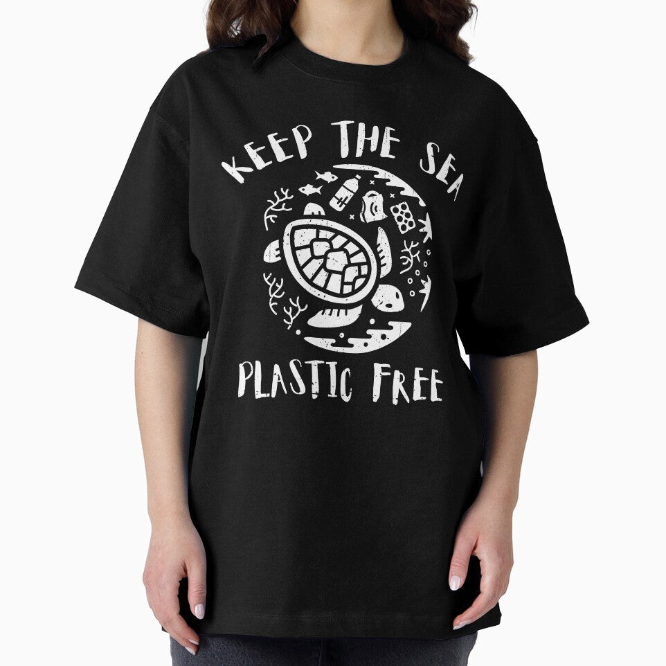 Keep The Sea Plastic Free - Turtle by Bangtees