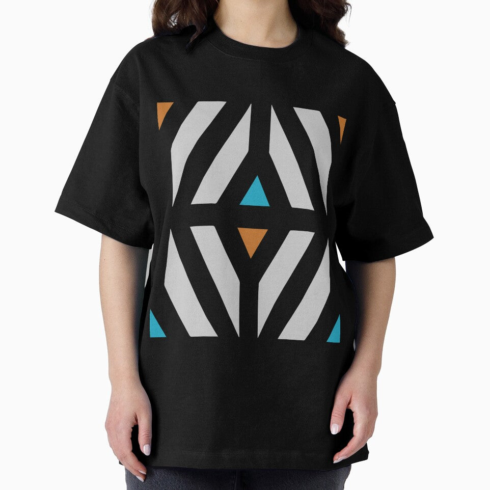 Futuristic pyramid shapes Tile Light by Tansel Diplikaya