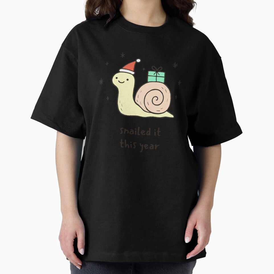 Snailed It! Funny Christmas Pun by gogopachinko