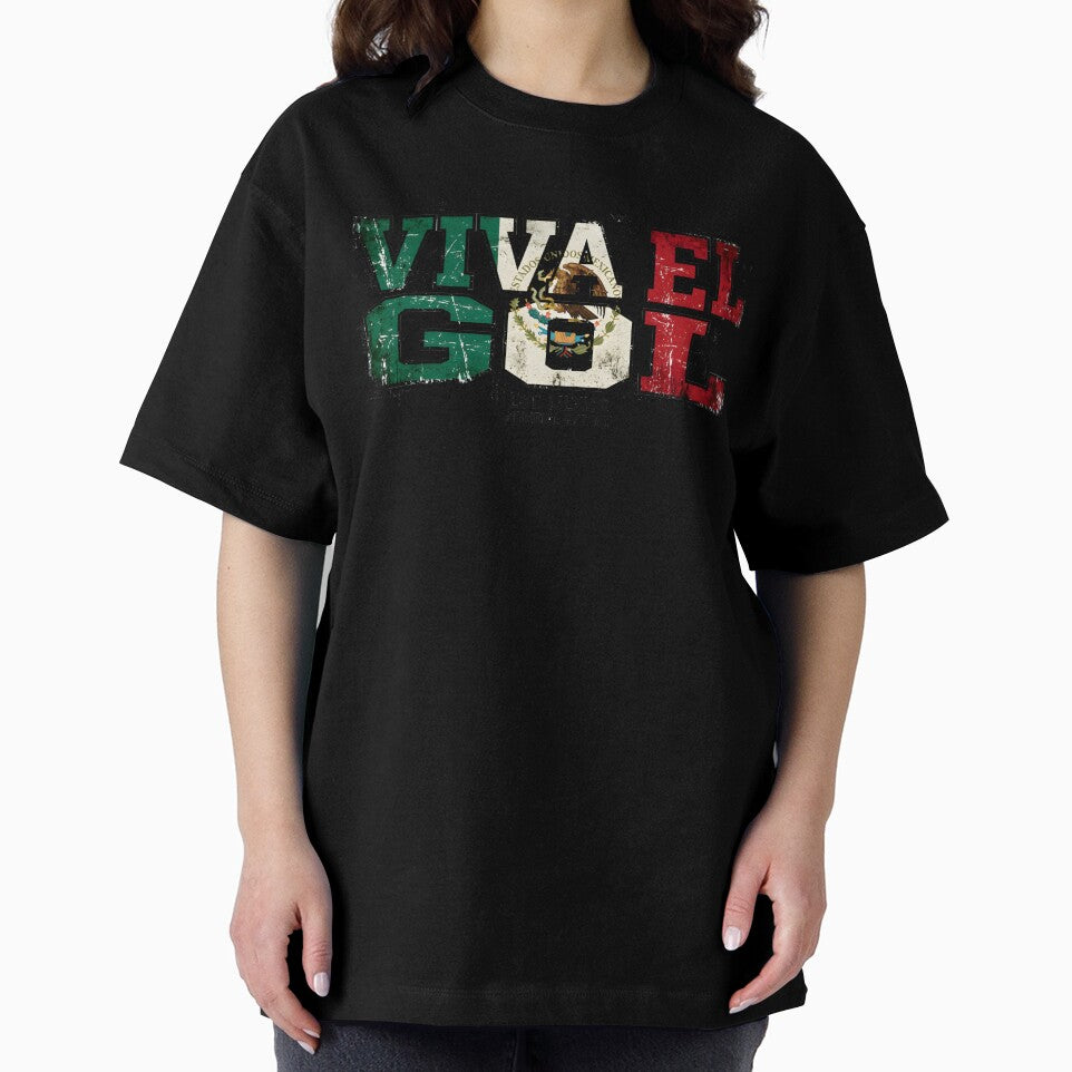 Viva El Gol Mexico Soccer Shirt Mexican Football Fan 2026 World Cup Patriotic Futbol Design by Martin's_Design