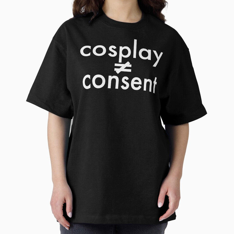 Cosplay Doesn't Equal Consent (White Text) by madsbrain