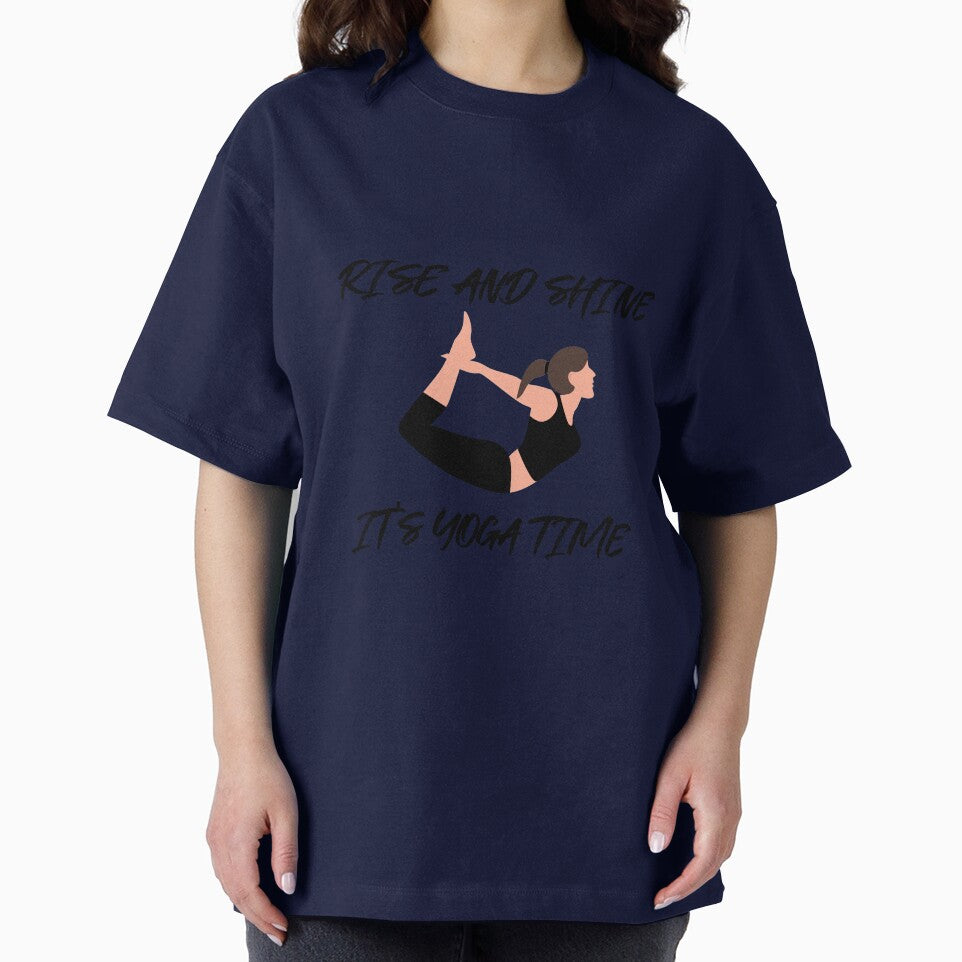 Funny It's Yoga Time Design by RiseandShineTee