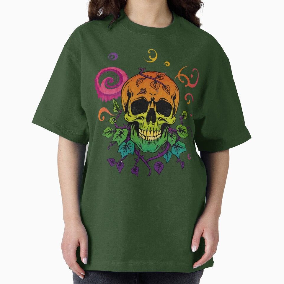 Psychedelic Vine Skull by Rothnaric