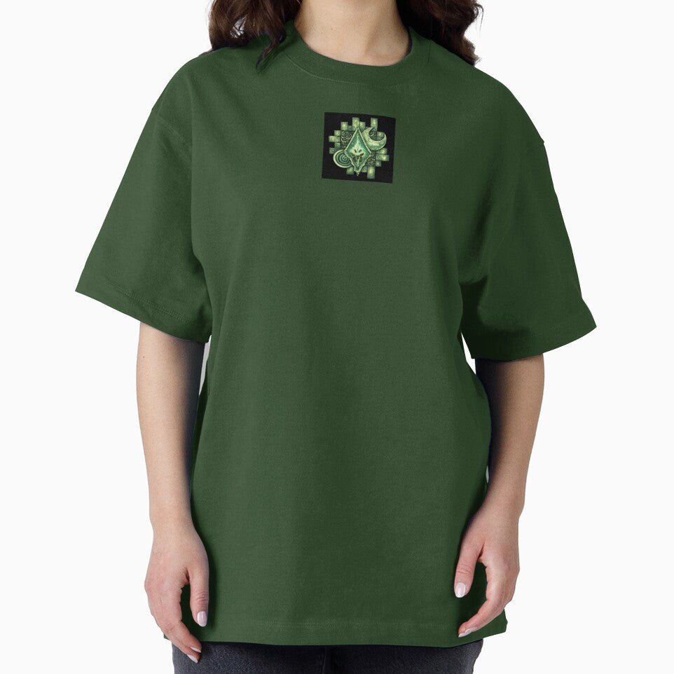 Green Ancient Talisman of Eternal Renewal by The Creeping Clover