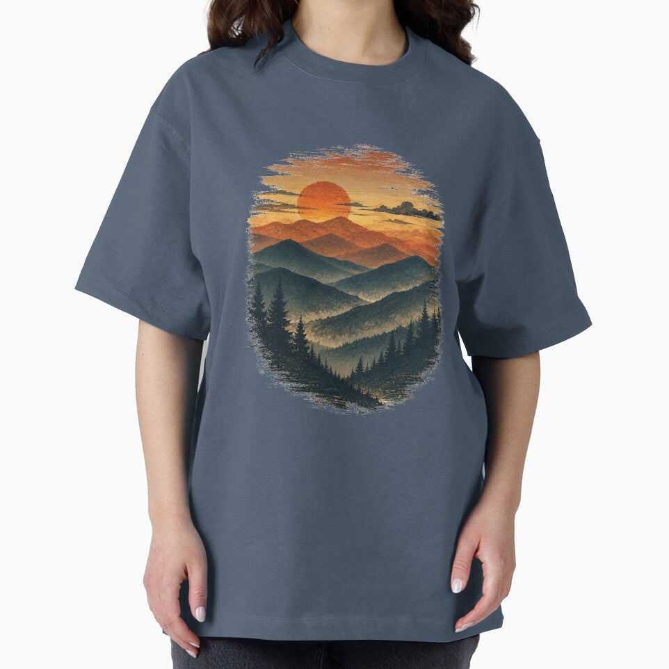 Layers | Retro Mountain Landscape by Rewind Society