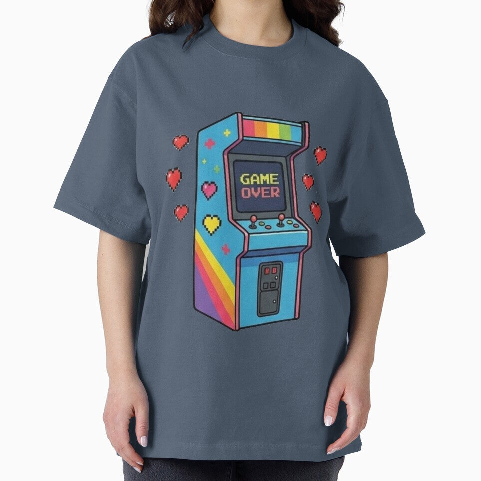 Retro Arcade Game Over – Pixel Art Gaming Machine by ChaosNest