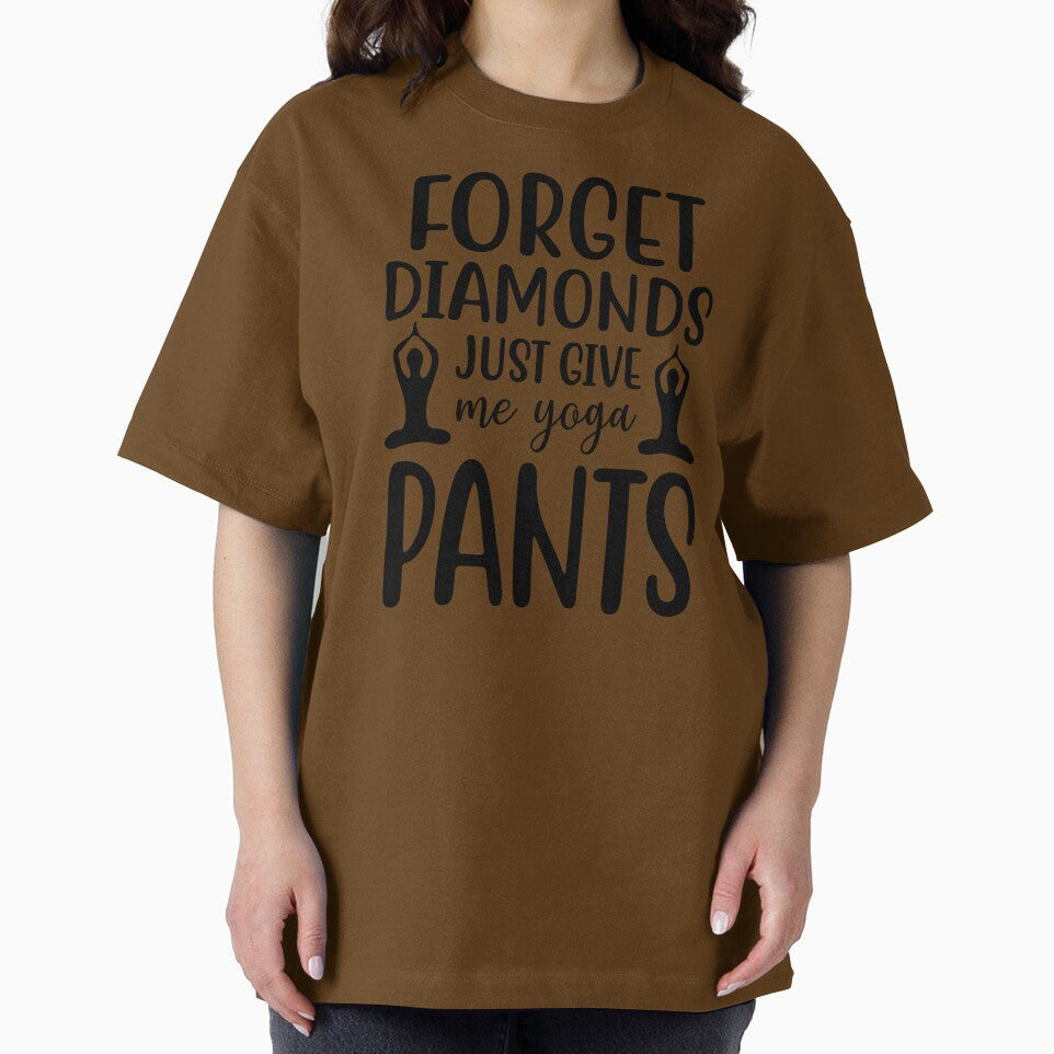 Yoga Quote Forget Diamonds Just Give Me Yoga Pants Motivational Sayings by SoccaTamam