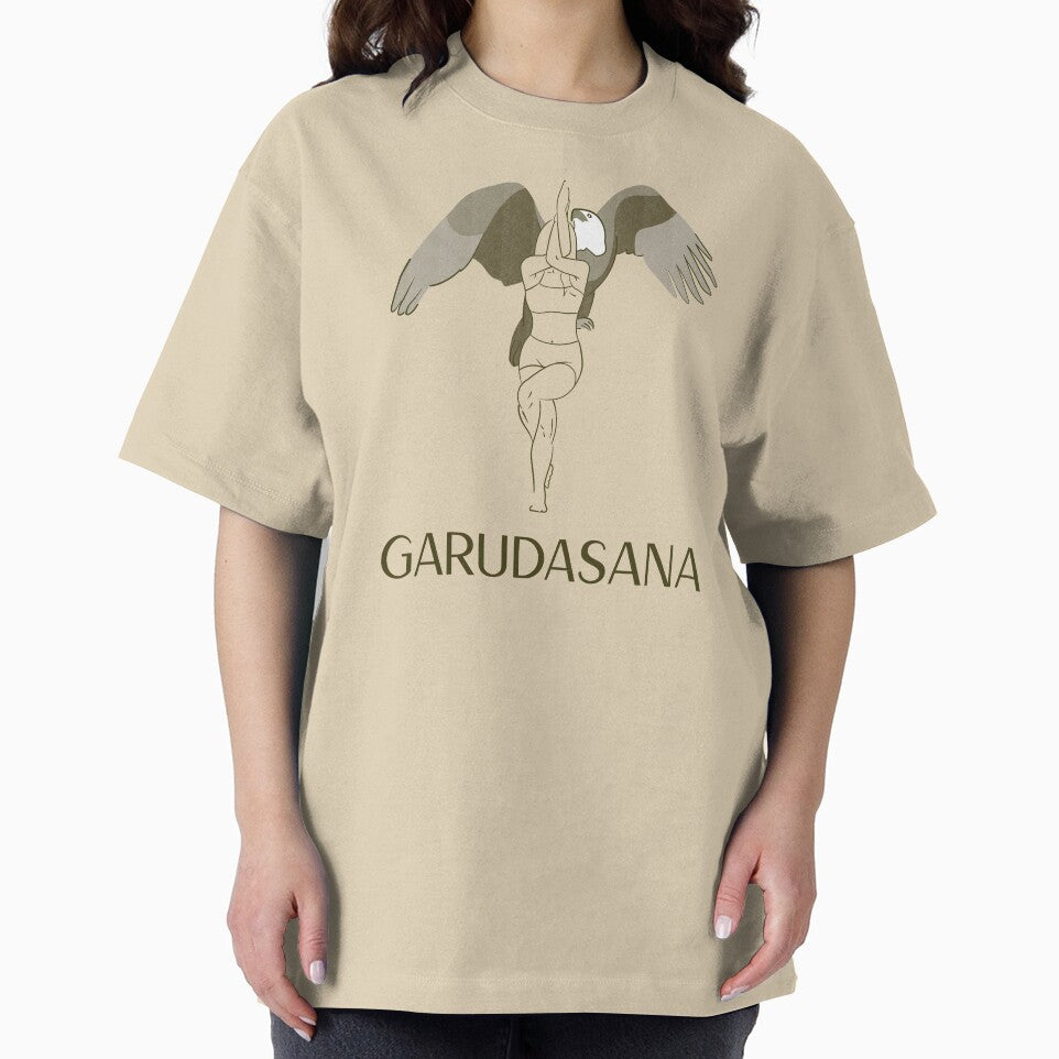 Eagle Yoga Pose Garudasana – Balance and Focus Spiritual Yoga Design by WellspringXflow