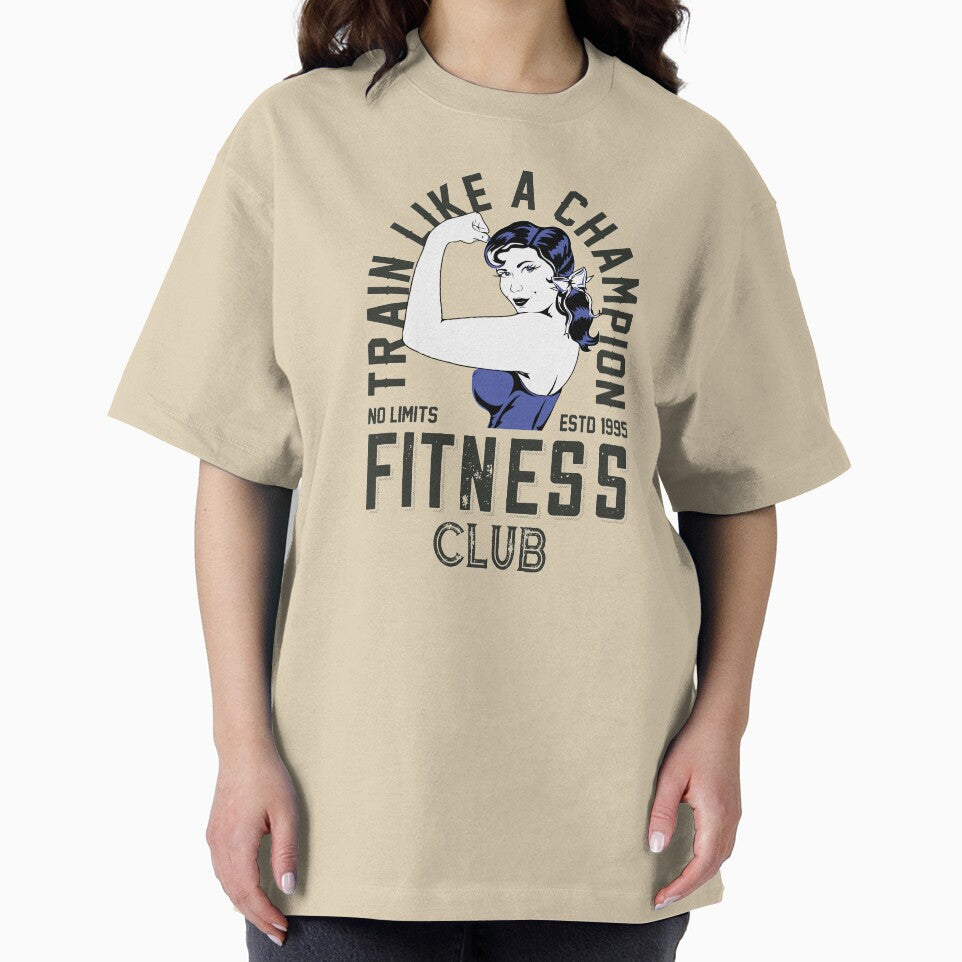 Women's Train Like a Champion Fitness Club by The Masked Designer