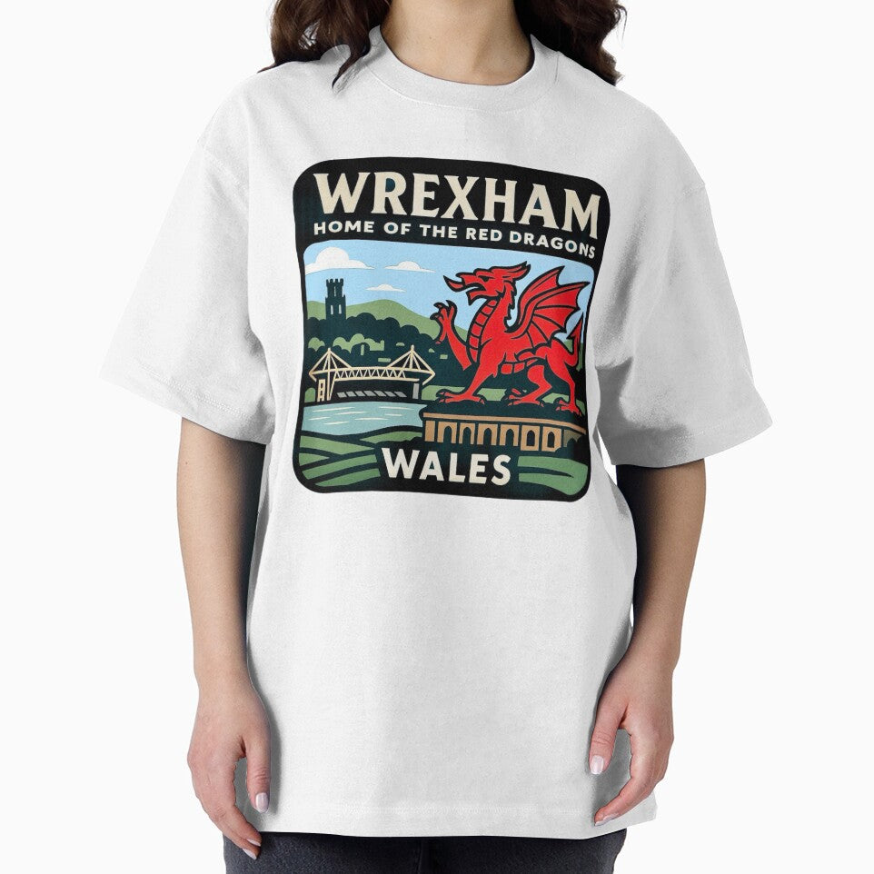 Wrexham, Wales – Home of the Red Dragons by Myra365Art