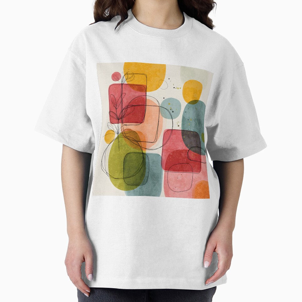 Mid Century Abstract Design | Organic Shapes Art | Modern Minimalist Geometric Poster by GrinGalore