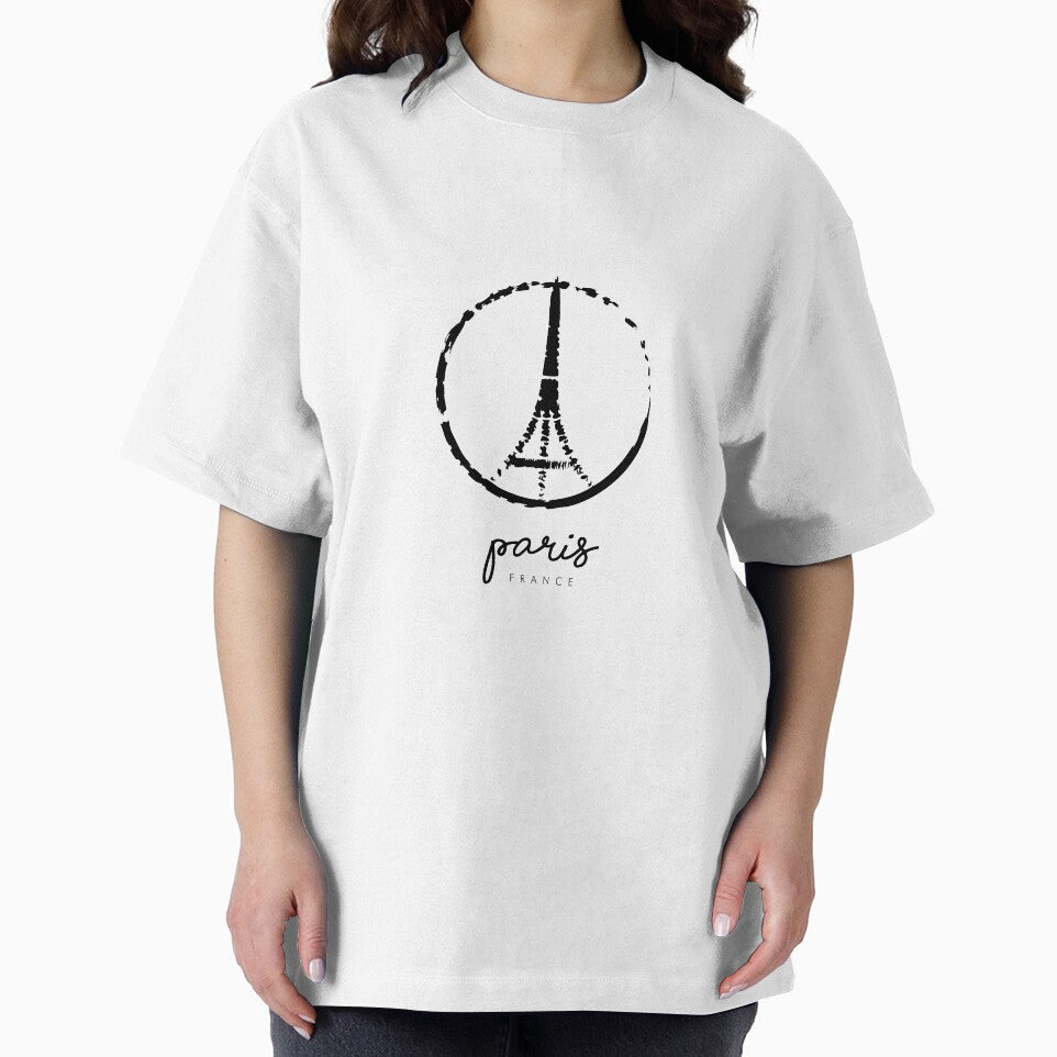Paris France - Peace - Minimalist design by Tropical Blood
