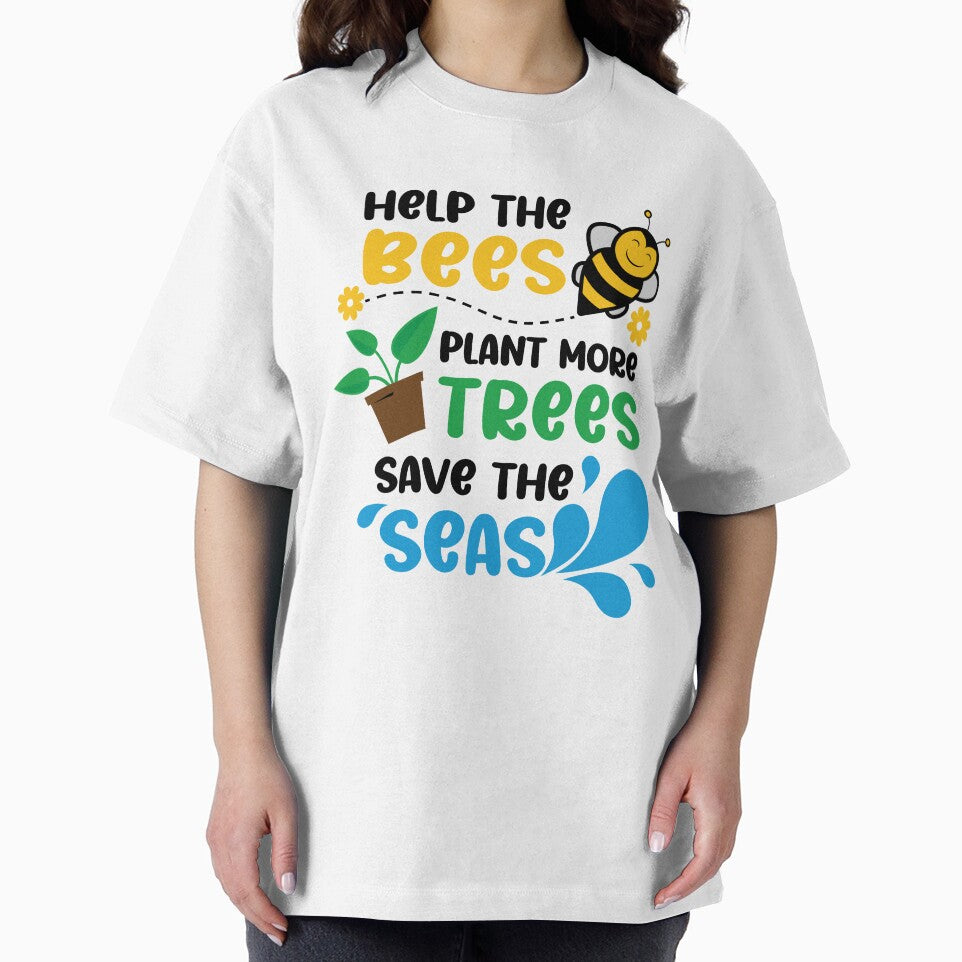 save the bees, plant the trees, clean the seas by AdelDa19