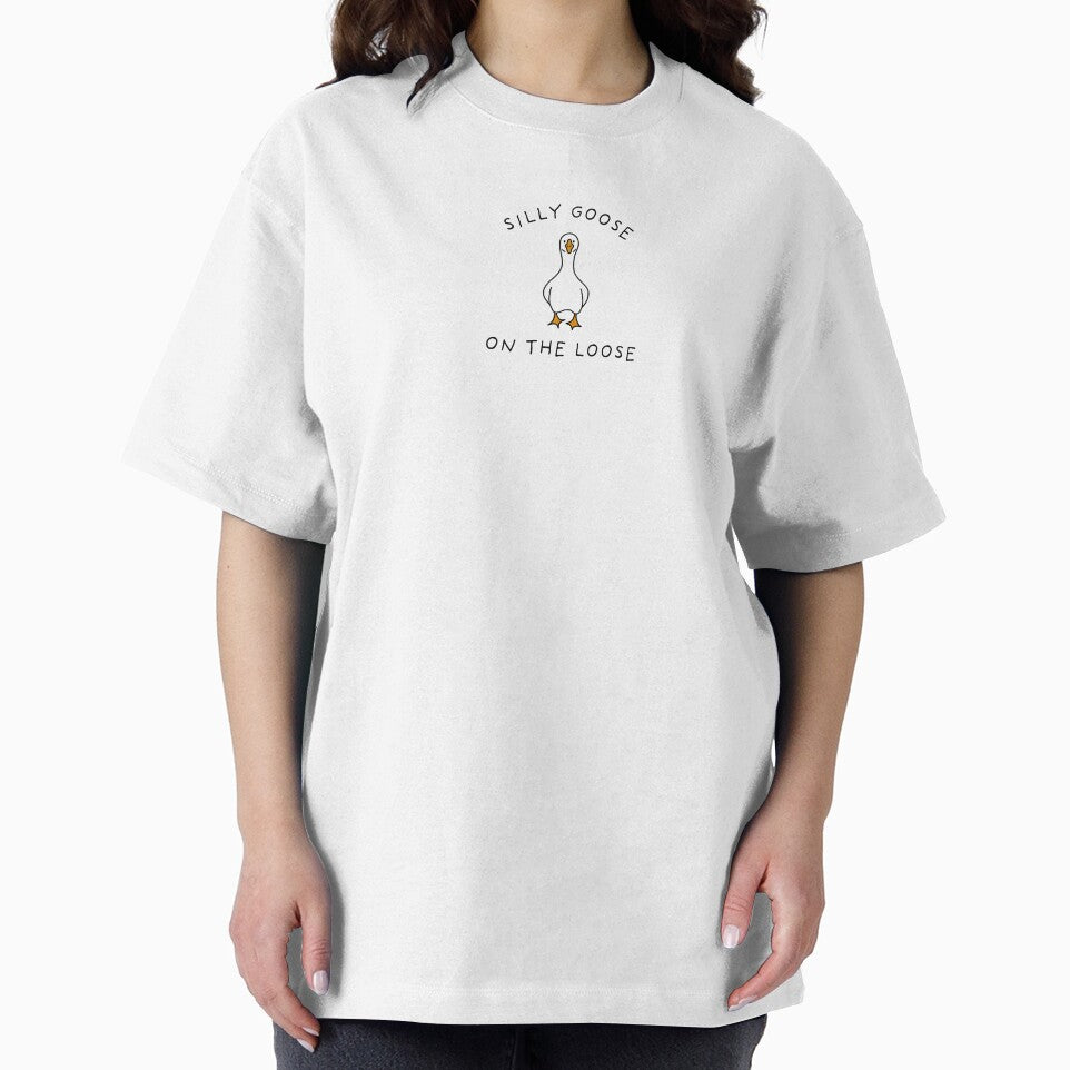 Silly Goose On The Loose, Funny Goose Lover Gift by breannehope