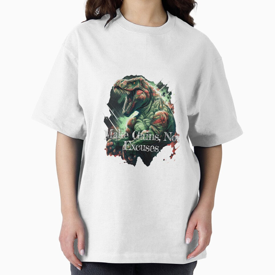 Make Gains, Not ExcusesDesignBodybuilding Fitness Gym Workout Exercise Merch Print Design by tengamerx