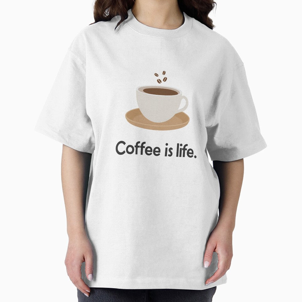 Minimalist Coffee Cup Illustration Coffee Is Life by BobaBunny76