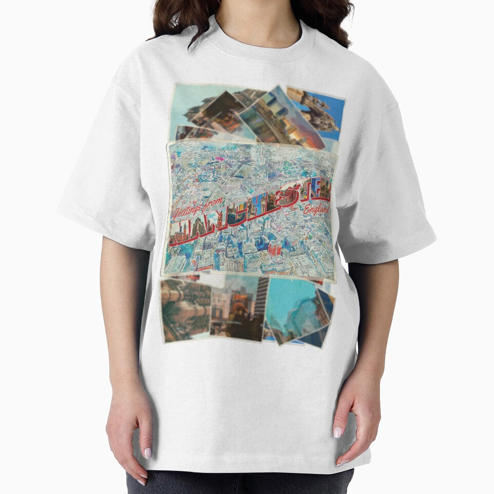 Greetings from Manchester in England Vintage style retro souvenir by DeveloperProp0