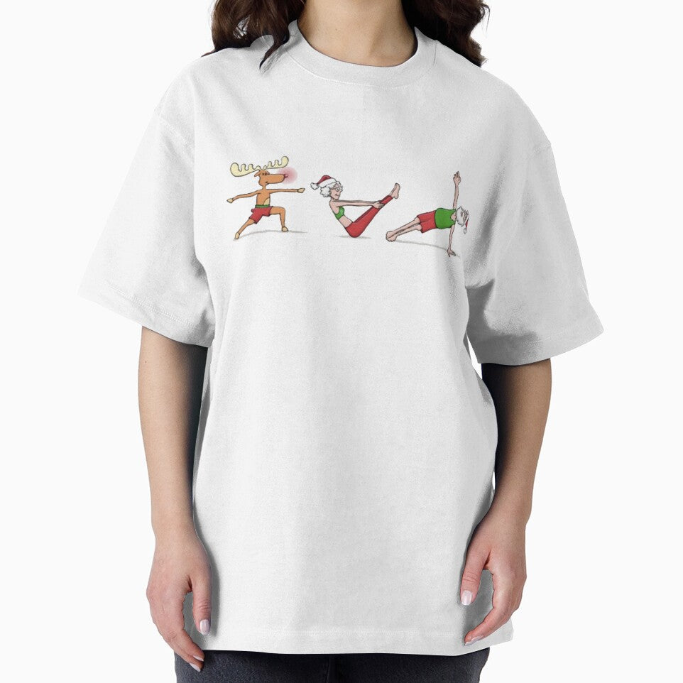 Yoga Christmas Shirt And Mug by Galvanized