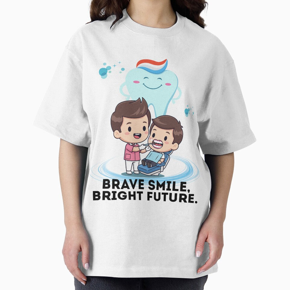 Brave Smile Bright Future by AhmadAnnaPrints