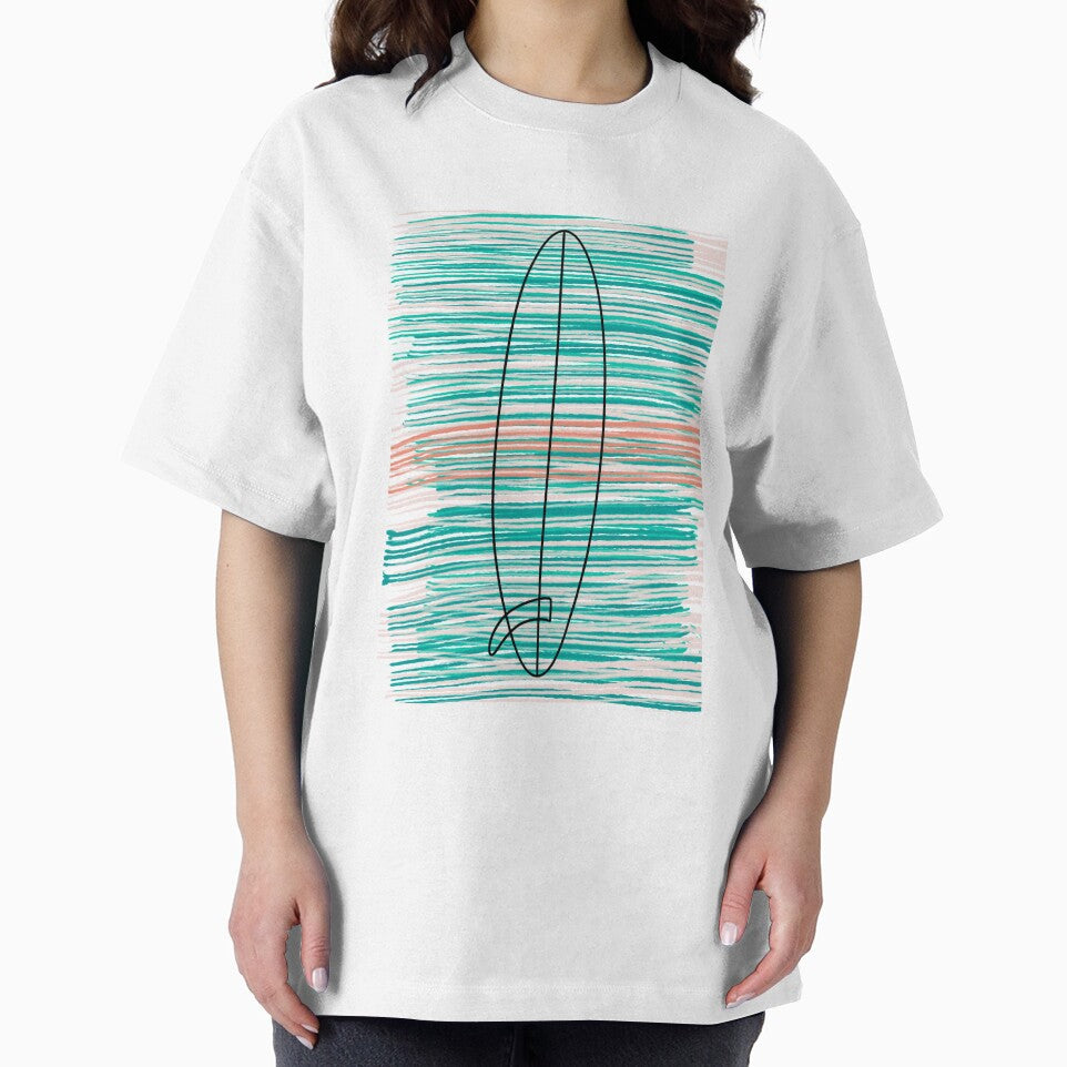 Surfing art surfboard minimal by Tropical Blood