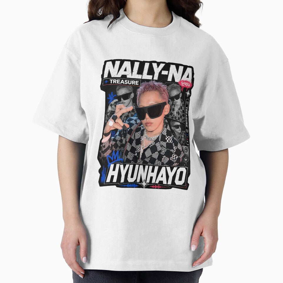 TREASURE NALLY-NA Hyunsuk Chrome Leader Kpop Shirt Design by Valeree Store