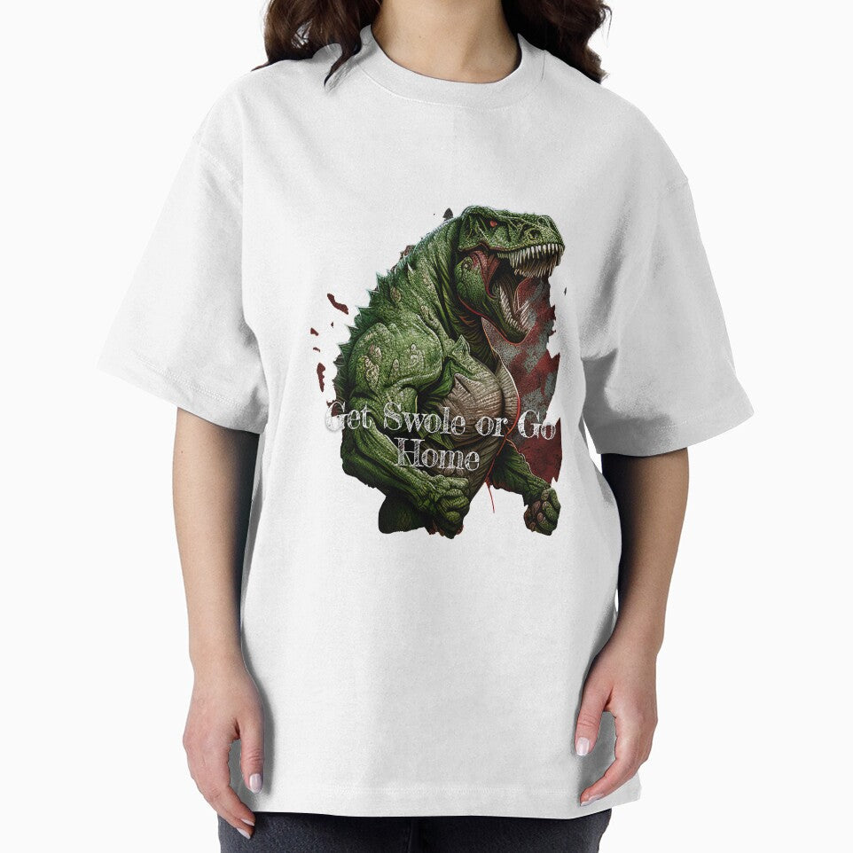 Get Swole or Go Home Bodybuilding Fitness Gym Workout Exercise Merch Print Design by tengamerx