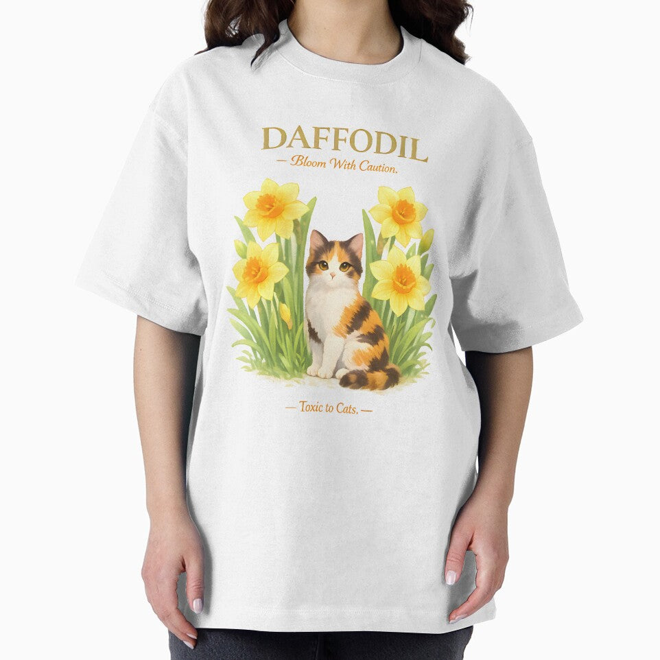 Daffodil – Bloom With Caution | Toxic Plants for Cats Veterinary Awareness Design by Bettybee00