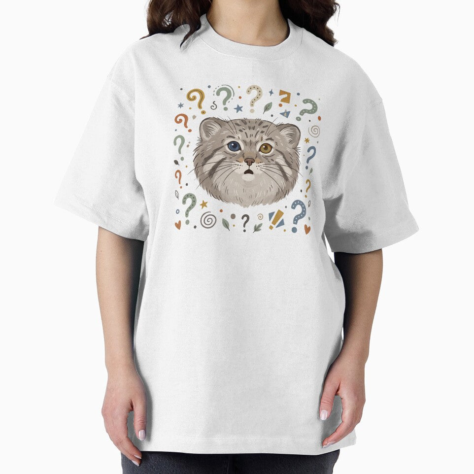Pallas Cat (Manul) | Cute Floofy Wild Cat Meme Design by HelgaCraftery