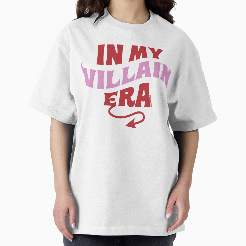 In My Villain Era /  Book Nerd Hot Pink Red Sassy Devil Horns and Tail Bookish Aesthetic for Smut Kindle Tbr Smuttok by Latinoladas