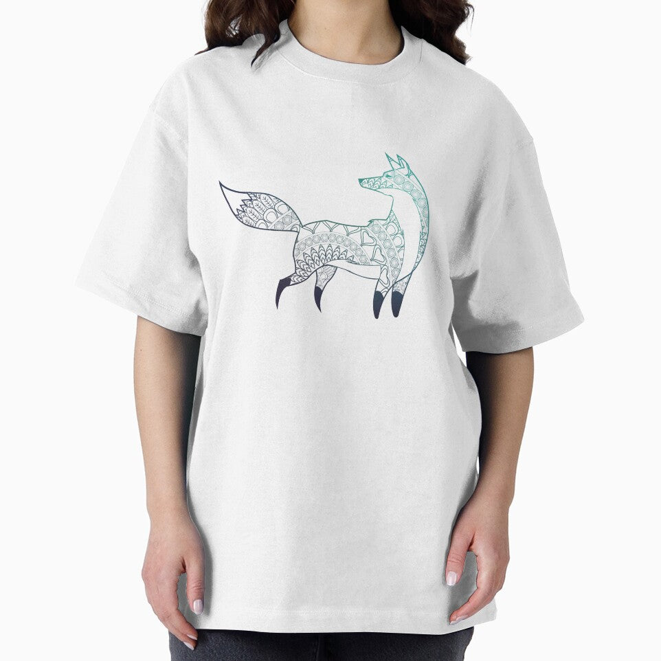 Mandala Fox | yoga top by PetrKad