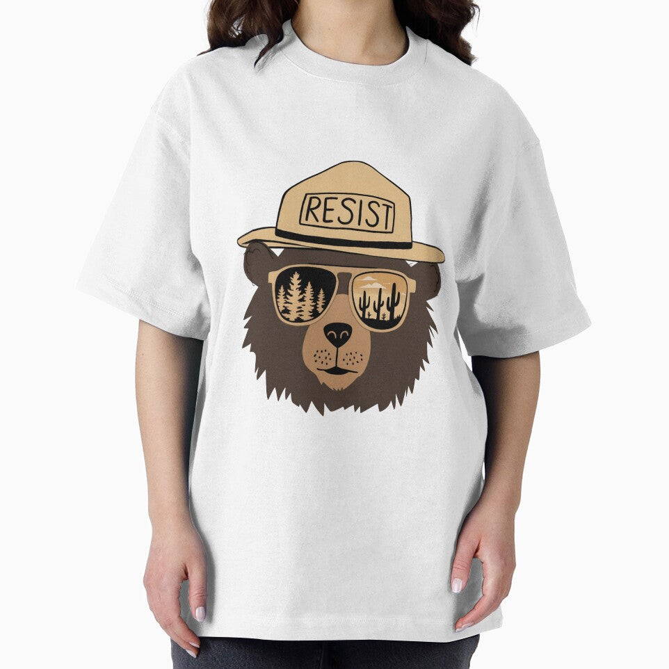 Protect our national parks - smokey the bear Resist and hands off our public lands trees by SkeletonsDanger
