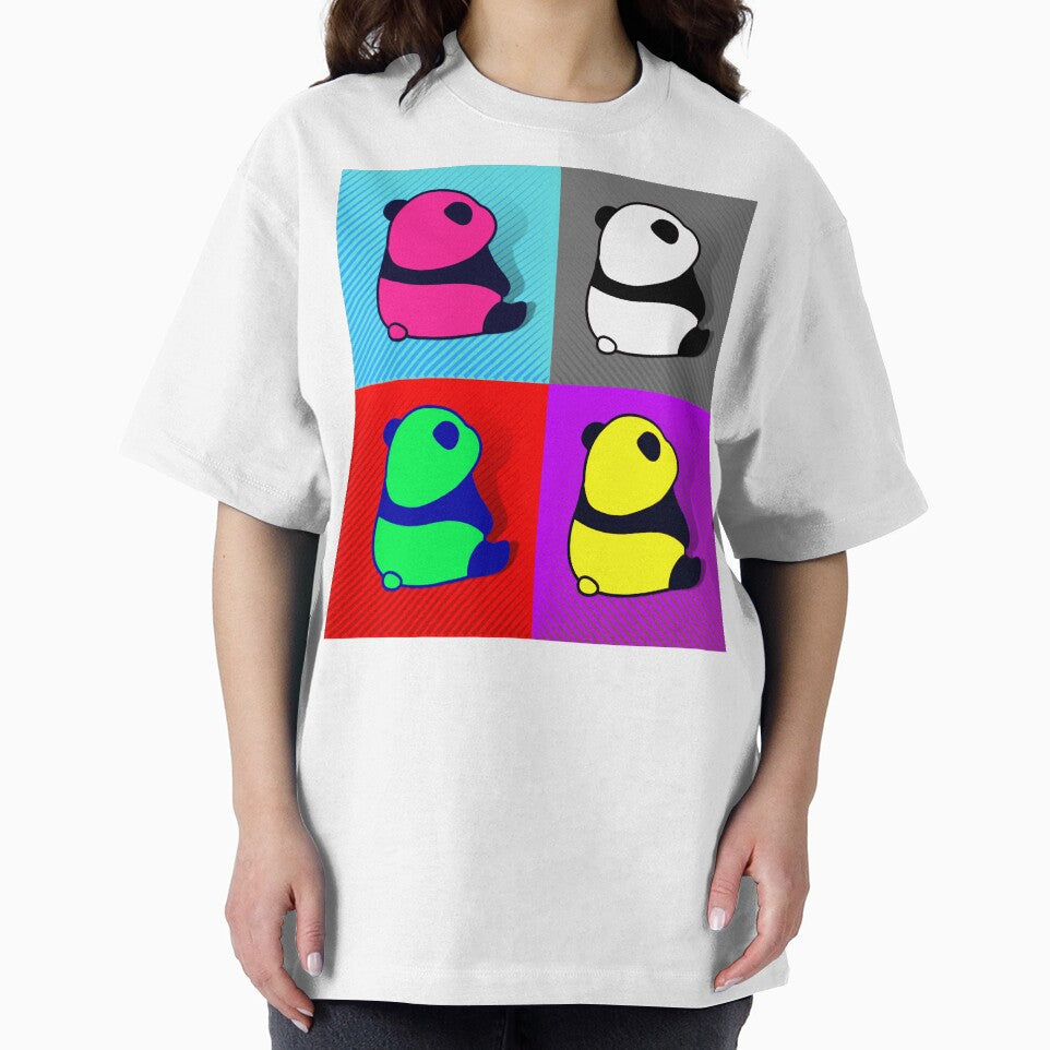 Adorable Panda Pop Art -  Cute Retro, Vintage, Colorful Modern Art Design by MrGiftee