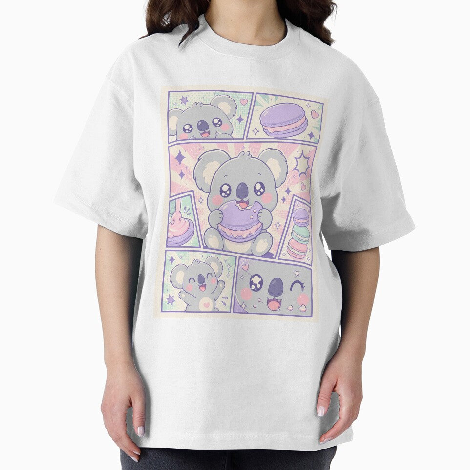 Kawaii Koala Macaron Comic Panels by Magmashup