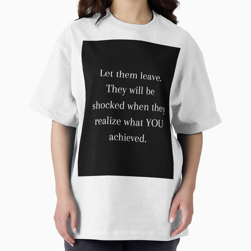 Let Them Leave Quote - Black background by CoolBuddyCool